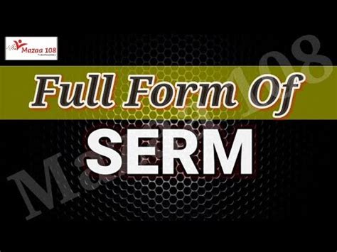 serm facebook|serm meaning.